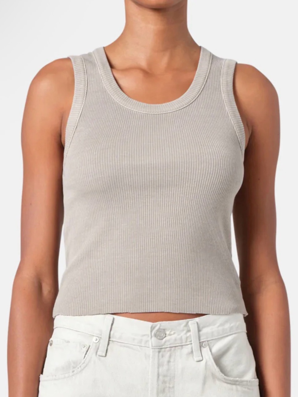 AGOLDE
SHRUNKEN POPPY TANK IN DRAB